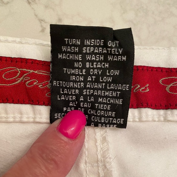 Gently Worn White Size 11 Bootcut Jeans by Foxy Jeans Co. - Picture 6 of 11